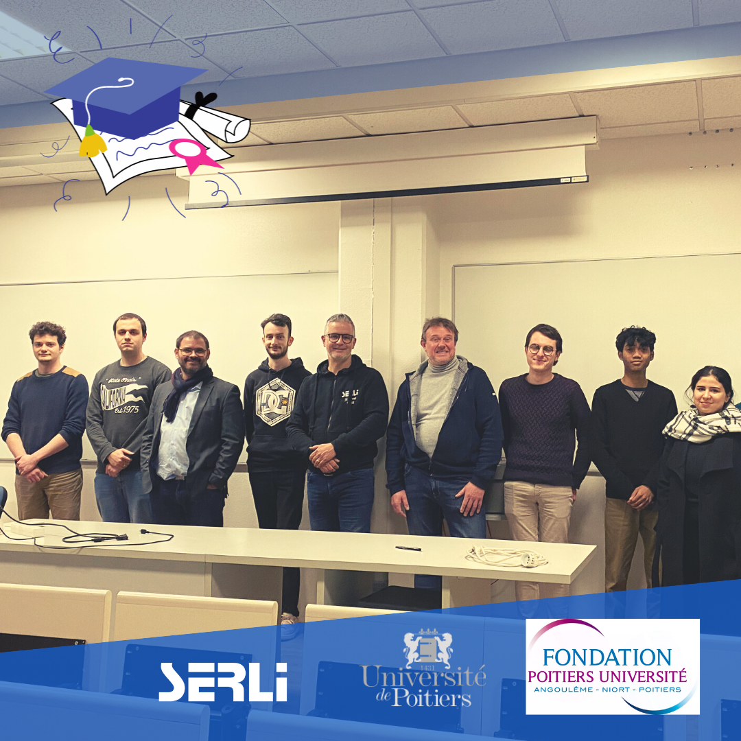4 étudiants reçoivent une bourse « Vocation Numérique » par Serli