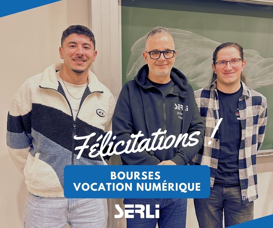 Baptiste et Rayan, nouveaux lauréats de la Bourse Vocation Numérique 2024-2025 🎉