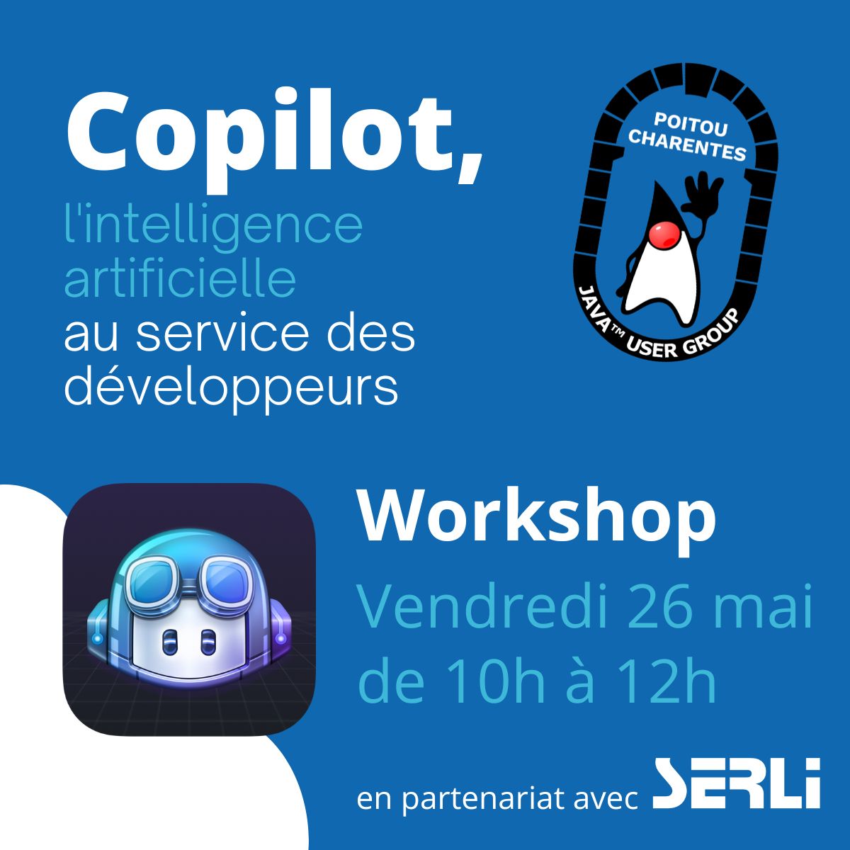 Copilot en pratique : participez à un Workshop de 2h, vendredi 26 mai à notre agence de Niort !