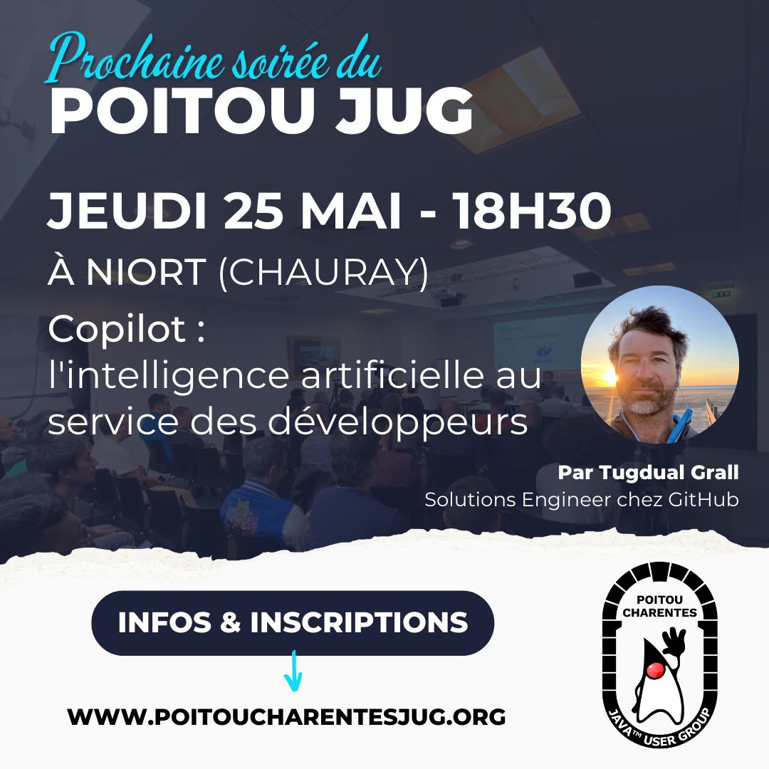 Découvrez Copilot, l’intelligence artificielle au service des développeurs, le jeudi 25 mai à Niort !