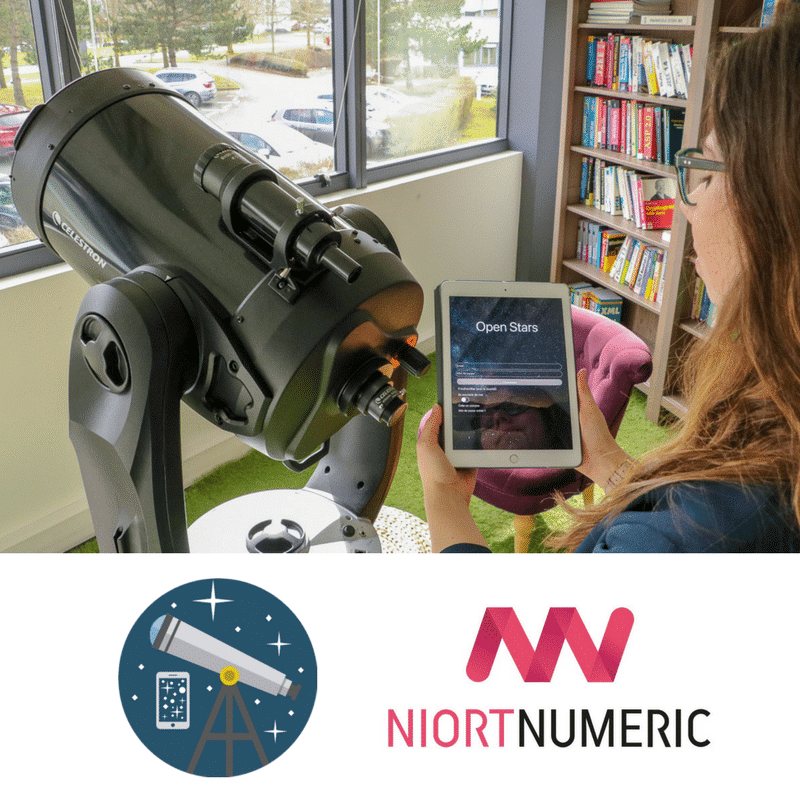 Découvrez Open Stars, l’astronomie collaborative par la #TeamSerli, lors de Niort Numeric les 29 et 30 mars #Niort #Astronomie #ObjetsConnectés