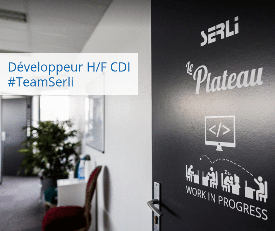 Rejoignez la Team Serli ! Développeur H/F CDI