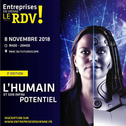 Rejoignez-nous le 8 novembre à Entreprises en Vienne, au Parc du Futuroscope !