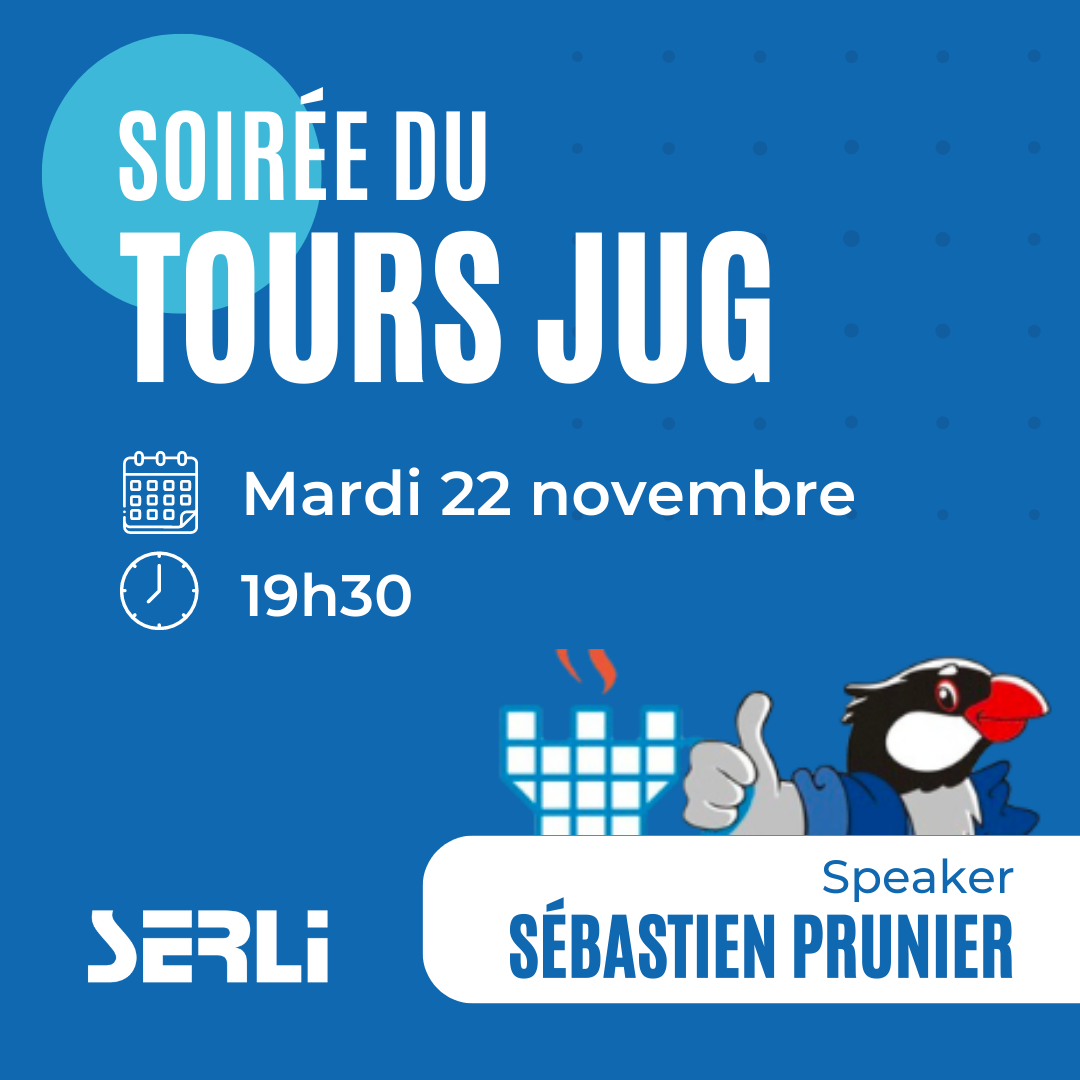 Sébastien Prunier interviendra au Tours Jug le mardi 22 novembre !