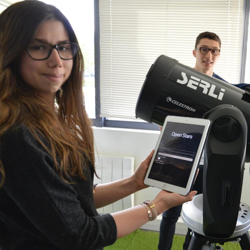Serli dans la presse pour parler d’Open Stars, l’astronomie collaborative #projet #créativité #IoT #mobilité